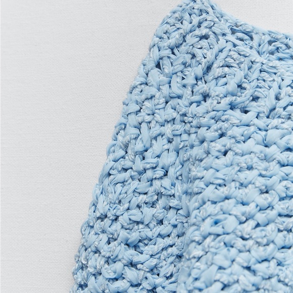 NWT Zara Limited Edition Cropped Crochet Sweater - Picture 9 of 9